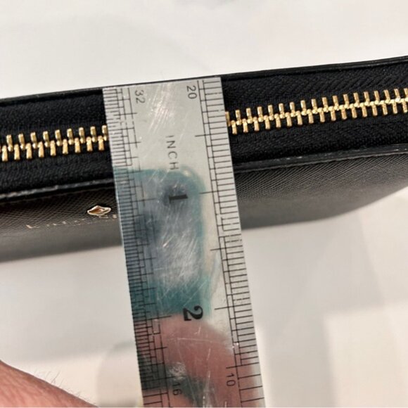 Kate Spade Black Leather Cameron Long Wallet - Picture 13 of 13